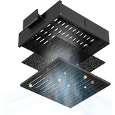 RVS Onderbouw Afzuigkap 60cm - 3 standen, A+ en Koolstoffilter - 58% Korting!