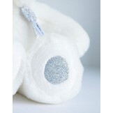 Pluche Knuffelbeer Wit 24 cm Glitter met 70% Korting