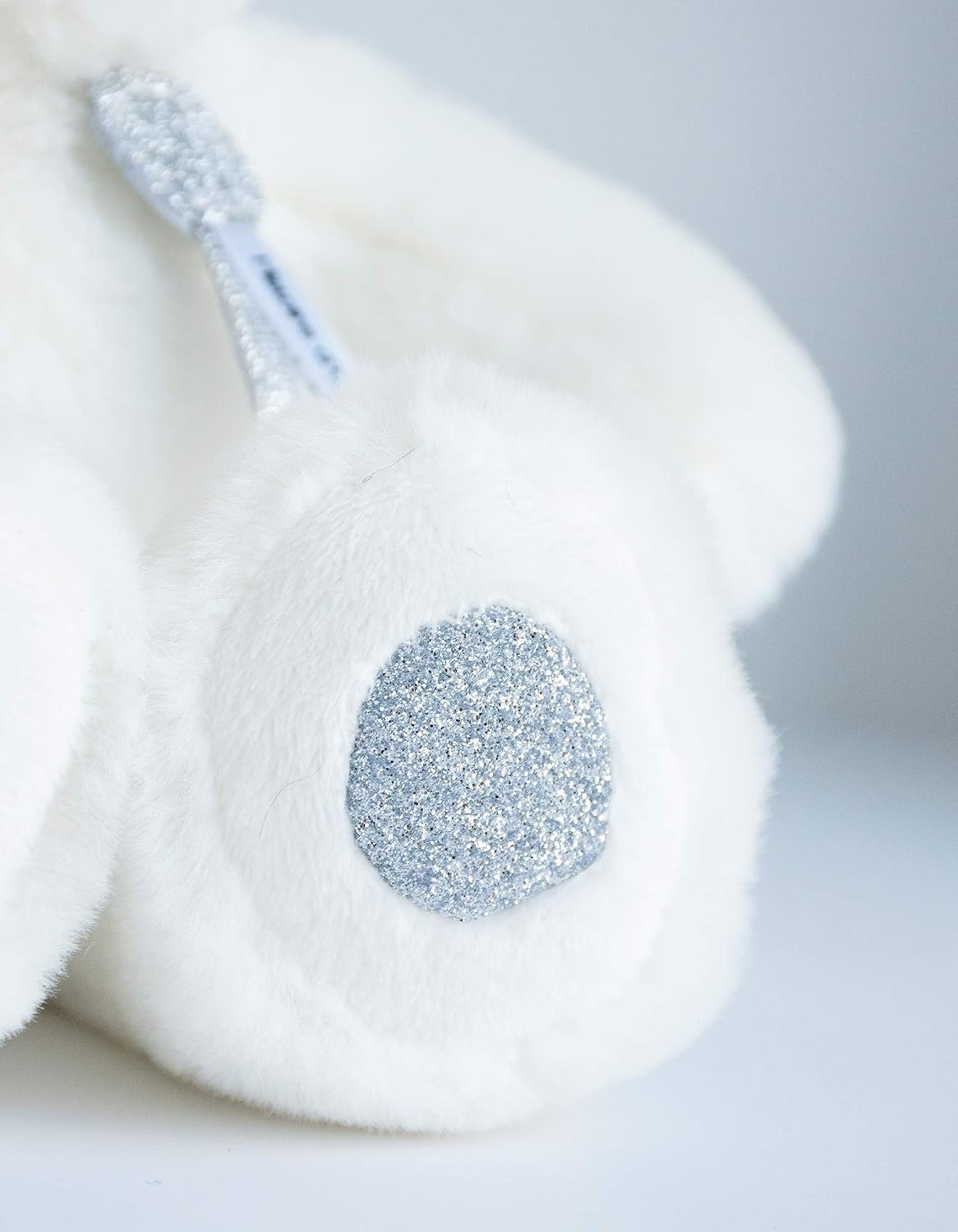 Pluche Knuffelbeer Wit 24 cm Glitter met 70% Korting