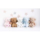 Pluche Knuffelbeer Wit 24 cm Glitter met 70% Korting