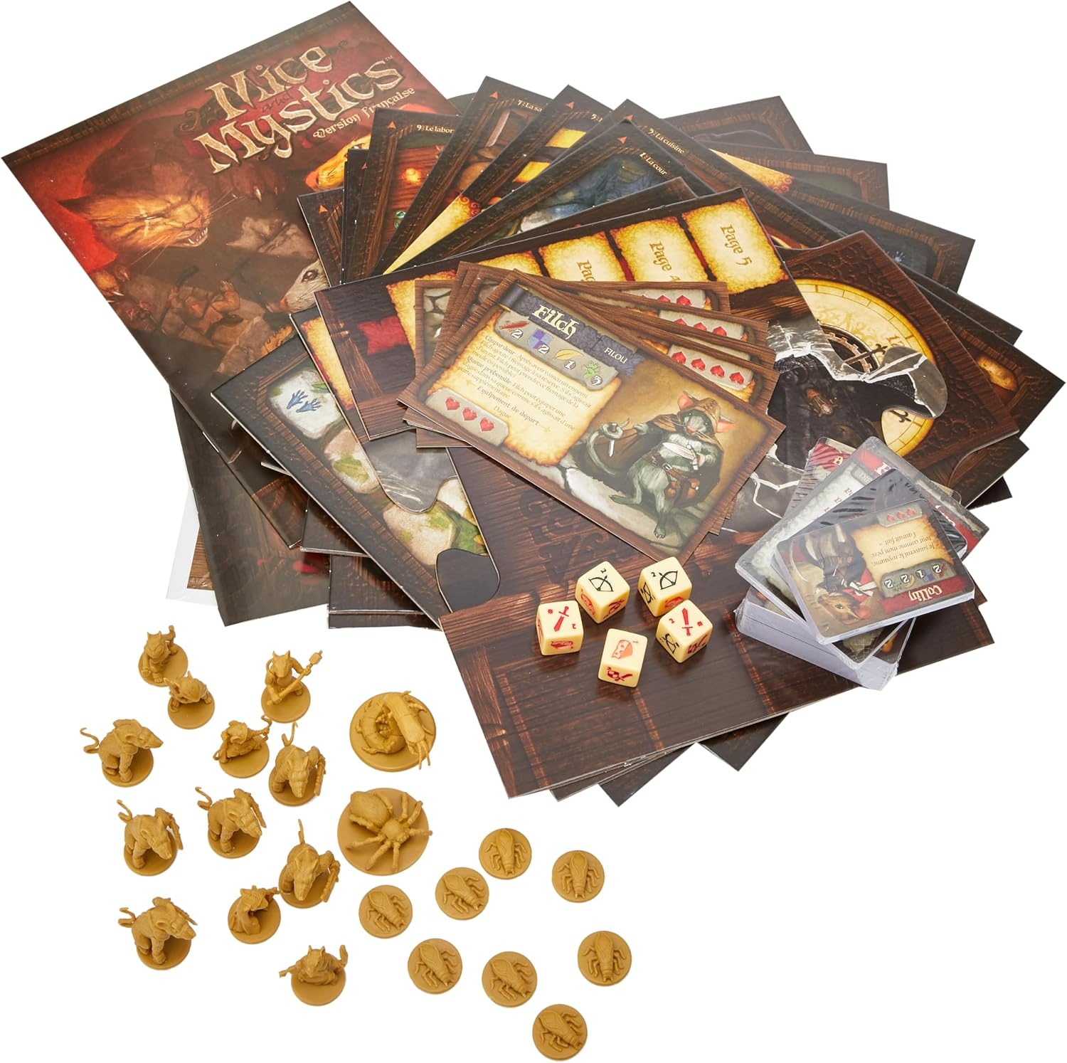 ASMODEE Filosofie | Muizen & Mystici | Bordspel | Vanaf 8+ | 1 tot 4 spelers | 60 tot 90 minuten