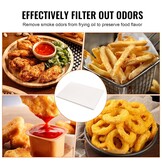 Vervangende friteuse filtervellen | 100 vellen | 65,3 x 43,0 cm | voor 55L commerciële mobiele filtermachine