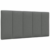 vidaXL Hoofdbordkussen Donkergrijs Stof (100cm) - 45% Korting