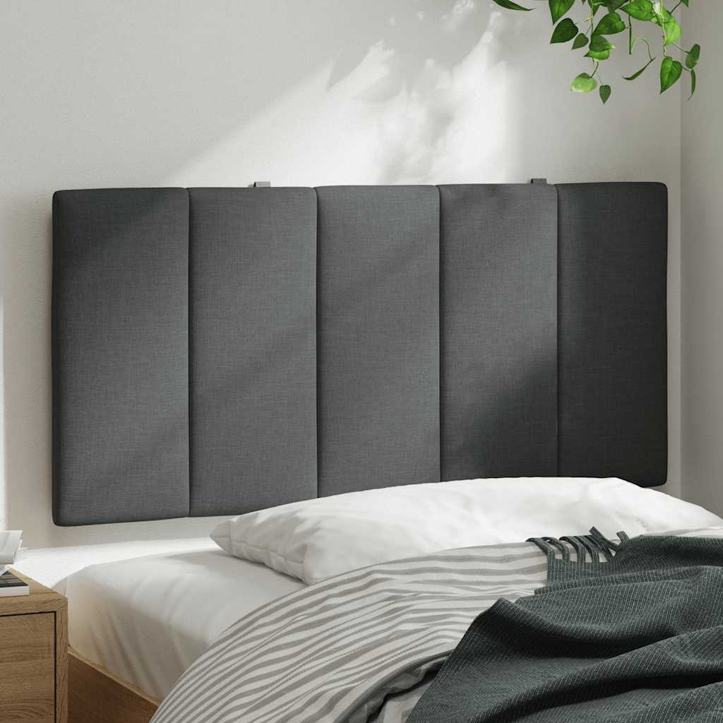 vidaXL Hoofdbordkussen Donkergrijs Stof (100cm) - 45% Korting