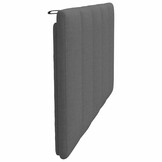vidaXL Hoofdbordkussen Donkergrijs Stof (100cm) - 45% Korting