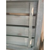 vidaXL Plantentafel met schappen 78x38x82,5 cm vurenhout grijs