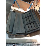 vidaXL Plantentafel met schappen 78x38x82,5 cm vurenhout grijs