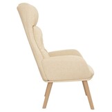 Comfortabele Relaxstoel Crèmekleurig - 52% Korting