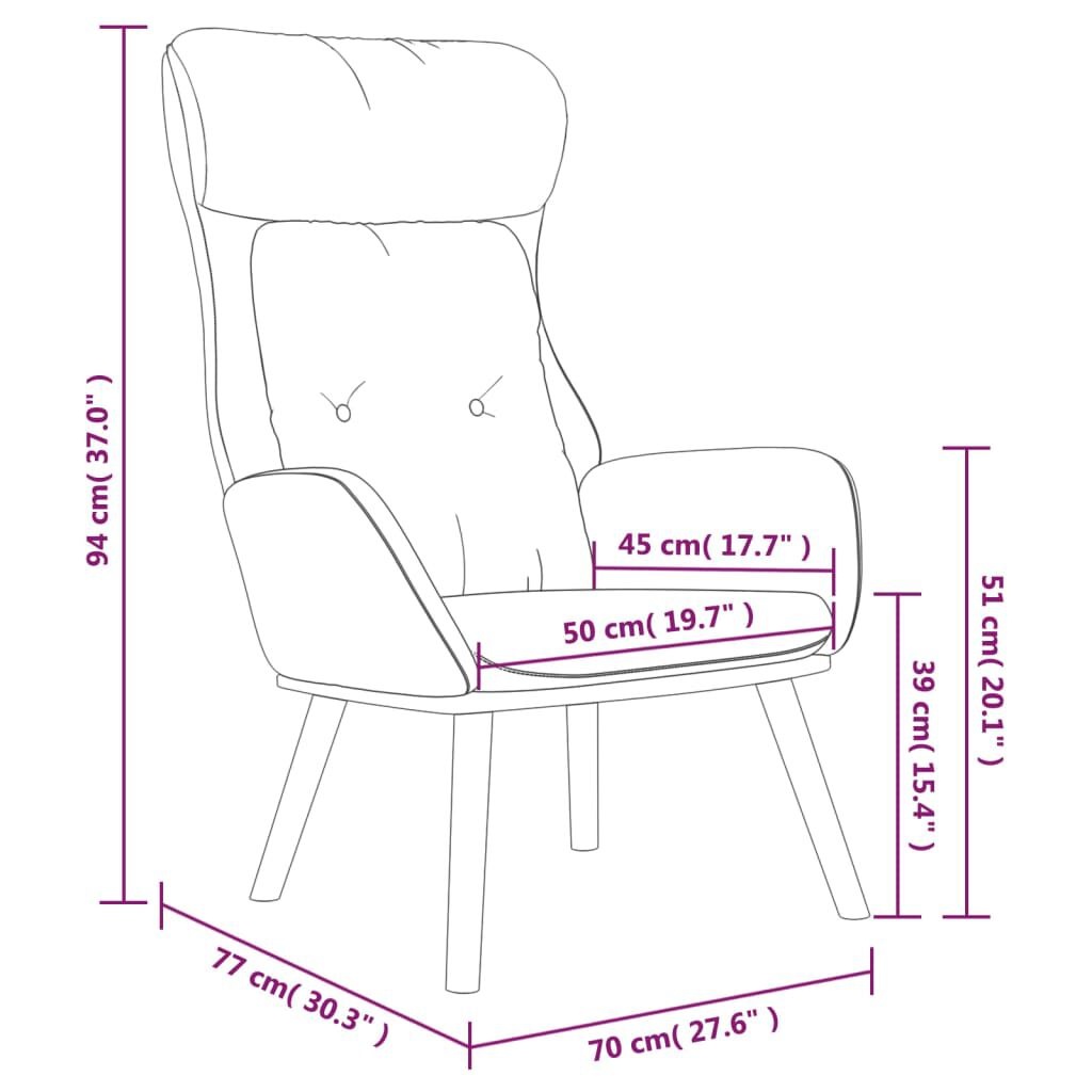 Comfortabele Relaxstoel Crèmekleurig - 52% Korting