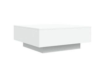 vidaXL Salontafel 80x80x31 cm spaanplaat wit