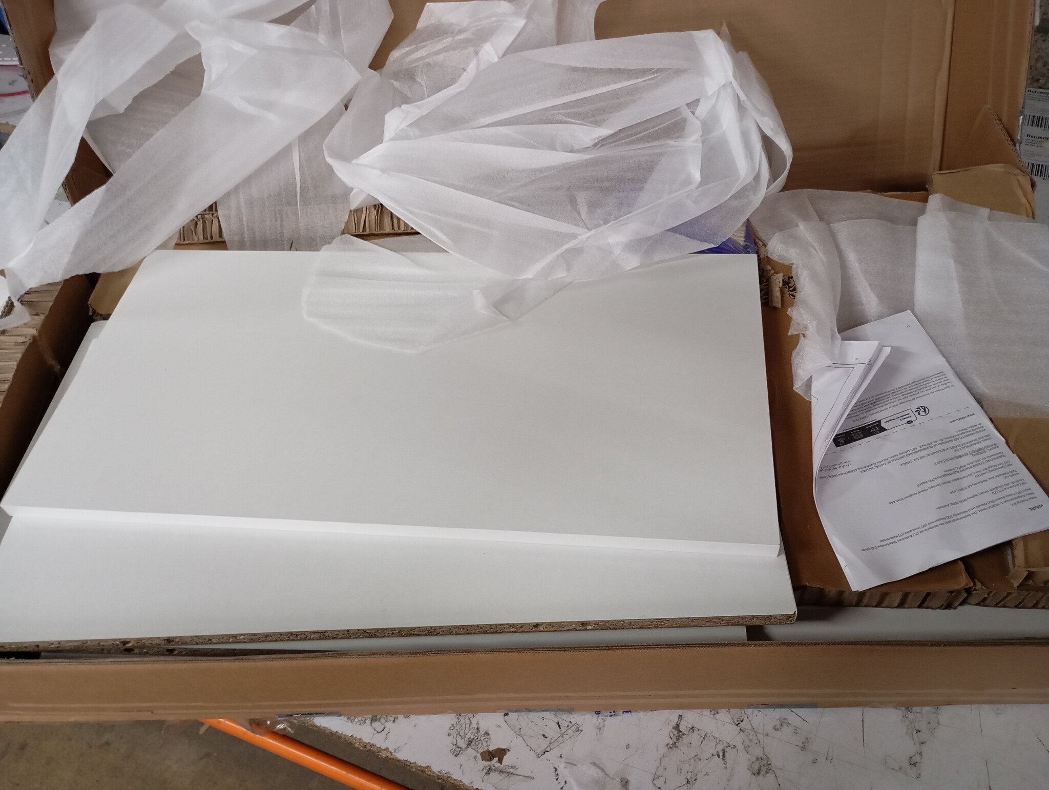 vidaXL Salontafel 80x80x31 cm spaanplaat wit