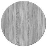 vidaXL Tafelblad Grijs sonoma 40 x 40 x 1.5 cm Bewerkt hout