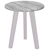 vidaXL Tafelblad Grijs sonoma 40 x 40 x 1.5 cm Bewerkt hout