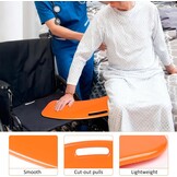 EXLECO Table Transfer 150 kg, Sliding Aid for Shower Chair Elderly, Transfer Patients from Wheelchairs to Bed, Car, for Sick Crane and Bath Seat Bath Adult Bath