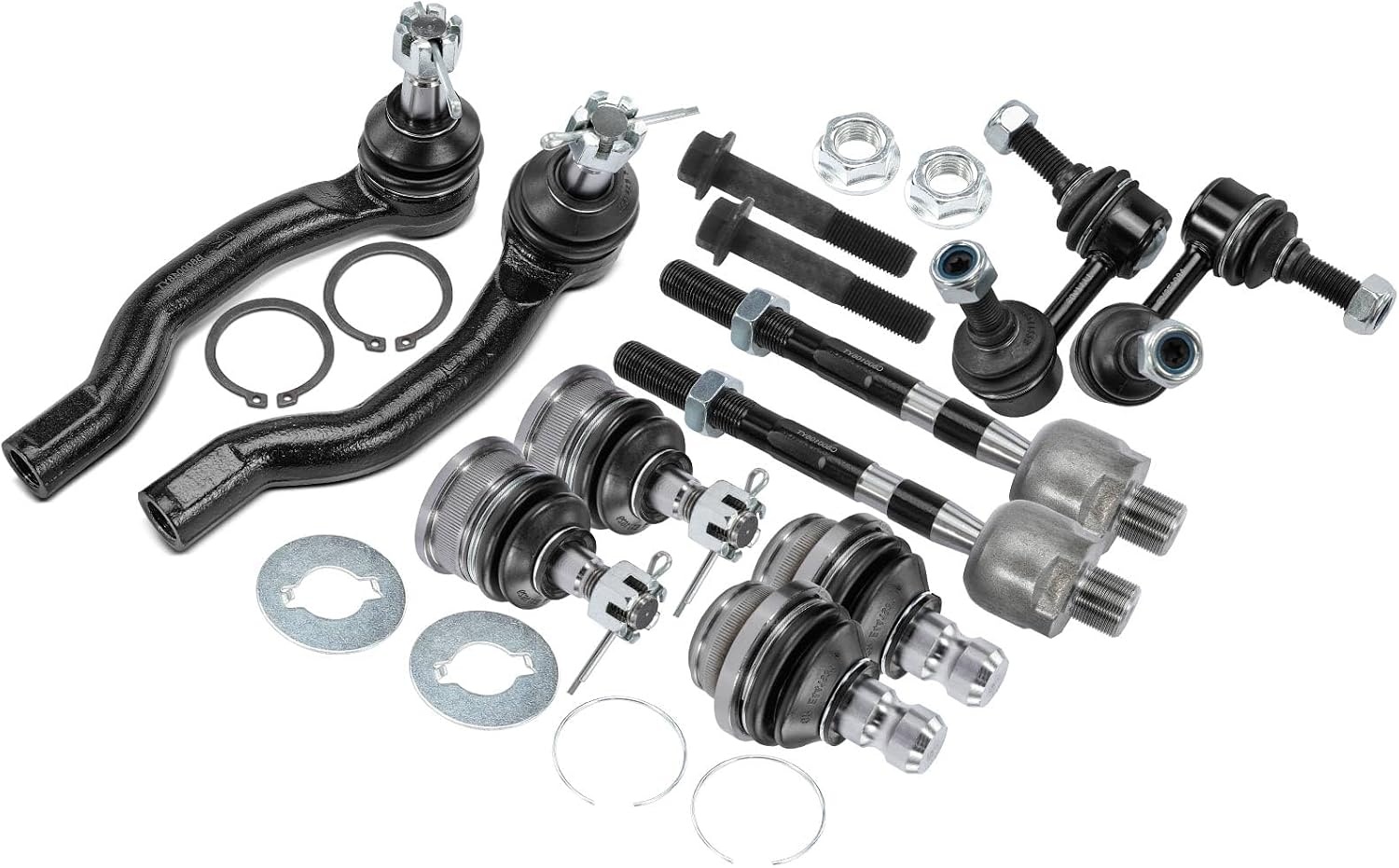 10-delige Draagarmset Voor & Achter Nissan NP300 Navara D40/Pathfinder III R51 - 58% Korting