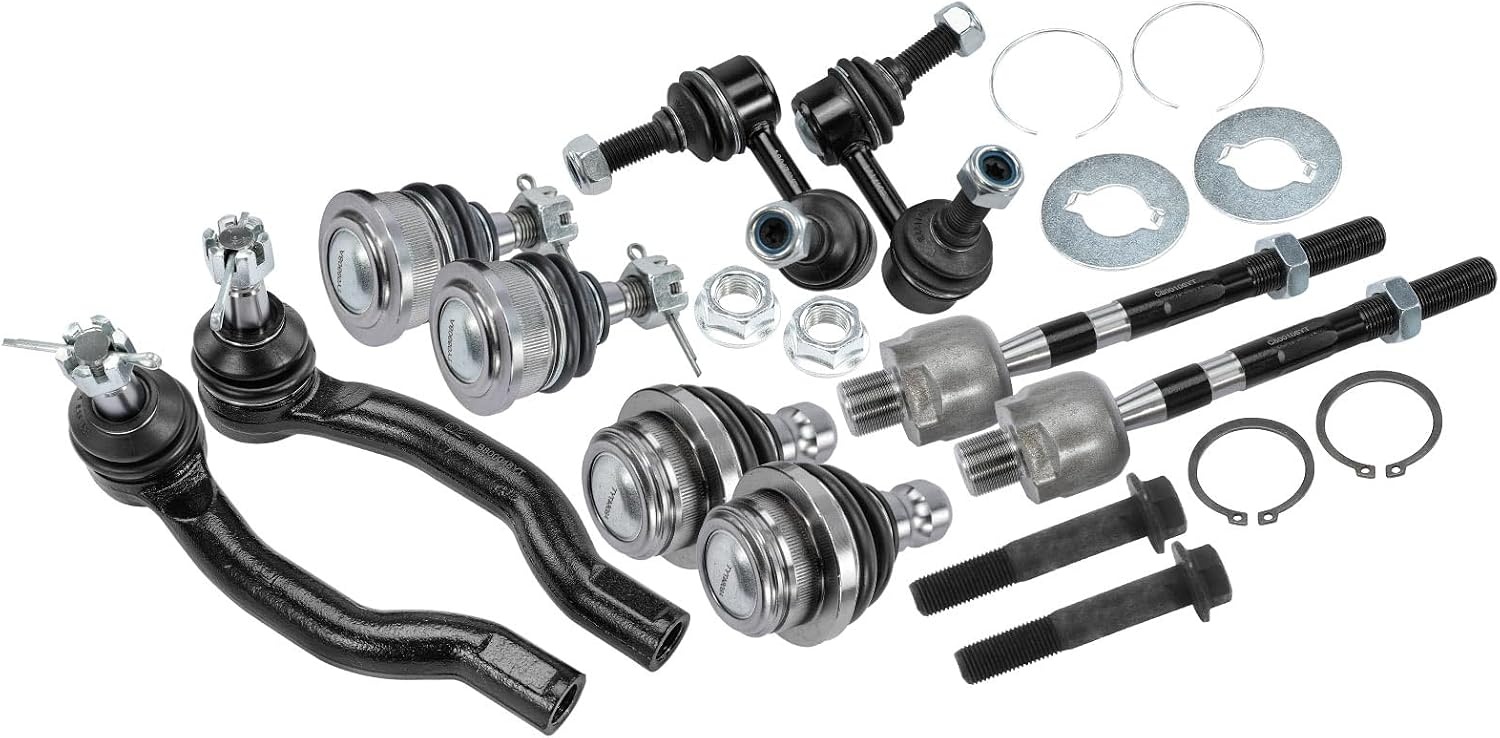 10-delige Draagarmset Voor & Achter Nissan NP300 Navara D40/Pathfinder III R51 - 58% Korting