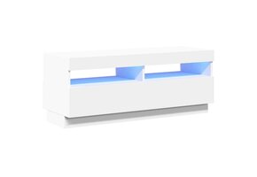 VidaXL TV-meubel Wit met LED 100cm - 66% Korting