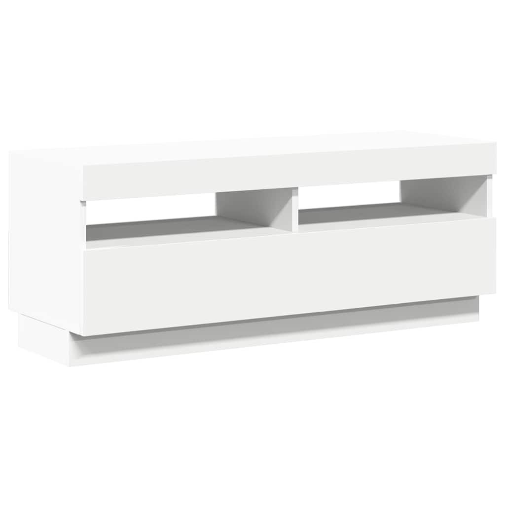 VidaXL TV-meubel Wit met LED 100cm - 66% Korting