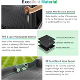 GAFAT Boot Mats + Floor Mats TPE All-Weather Interior Mats for Trunk and Floor, High Edge, Original 3D Scan, Pack of 4