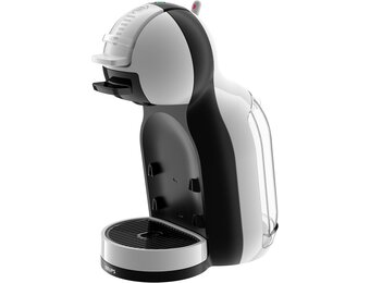 KRUPS Dolce Gusto Mini me Artic KP123B - Cafetera de cápsulas Nestlé Dolce Gusto automática, 15 bares de presión, motor 1500 W con depósito 0.8 L, para todo tipo de bebidas frías y calientes, blanco