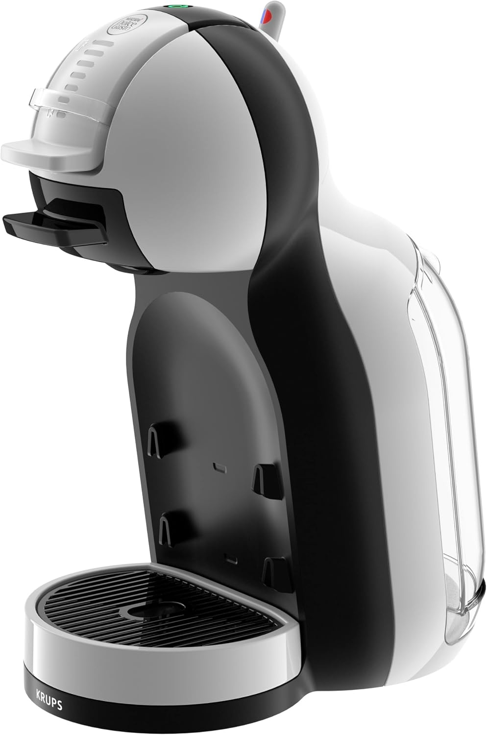KRUPS Dolce Gusto Mini me Artic KP123B - Cafetera de cápsulas Nestlé Dolce Gusto automática, 15 bares de presión, motor 1500 W con depósito 0.8 L, para todo tipo de bebidas frías y calientes, blanco
