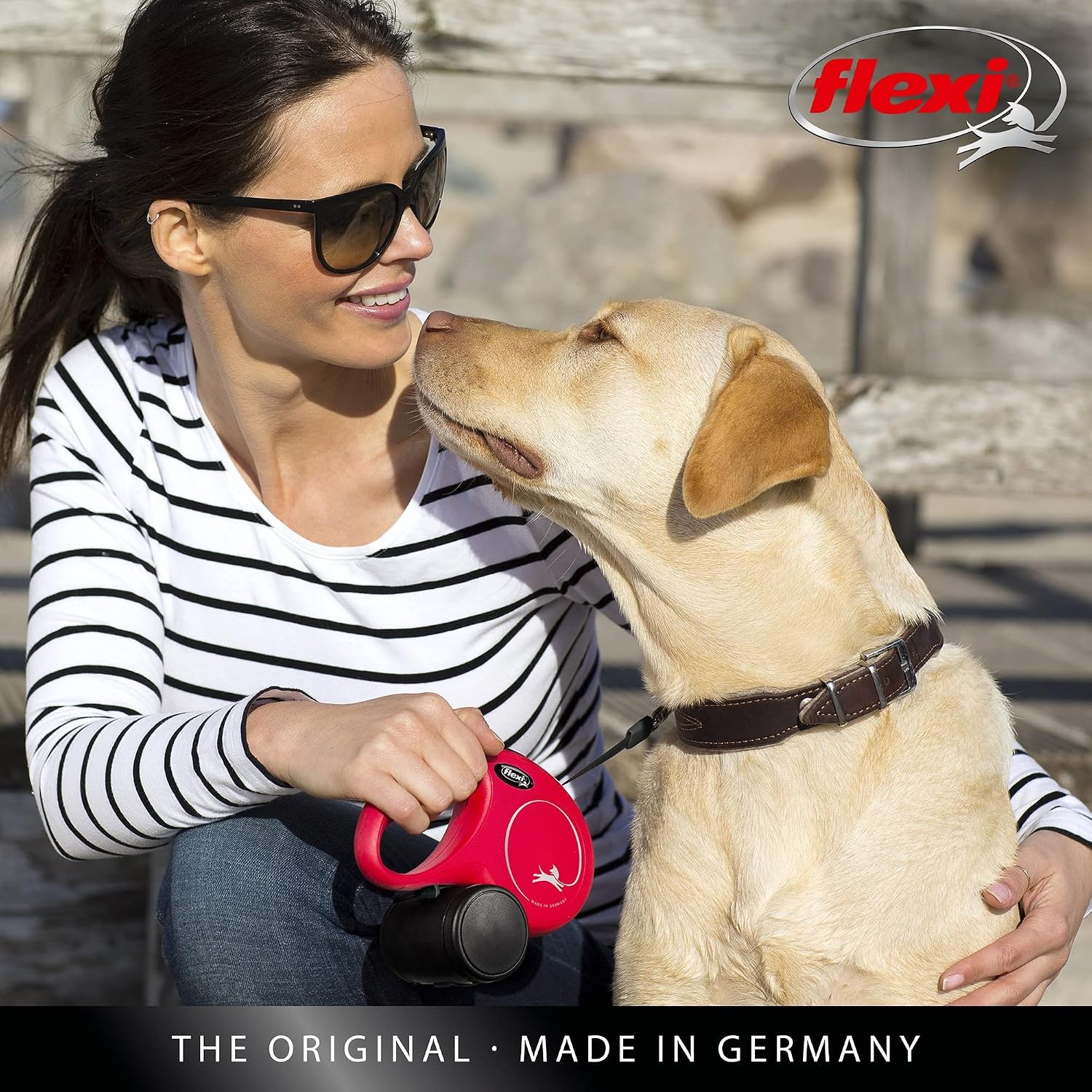 FLEXI - Nieuw Classic M 8M riemkoord roze max. 20 kg - (600.7746)