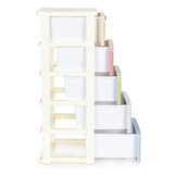 Ladeblok - 84,5x32,5x31cm - 5 lades - pastel kleuren