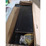 vidaXL Wasmachinekast 64x25,5x190 cm zwart