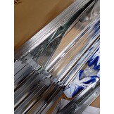 Verhoogde Plantenbak Staal Zilver - 160x40x77cm - 53% Korting