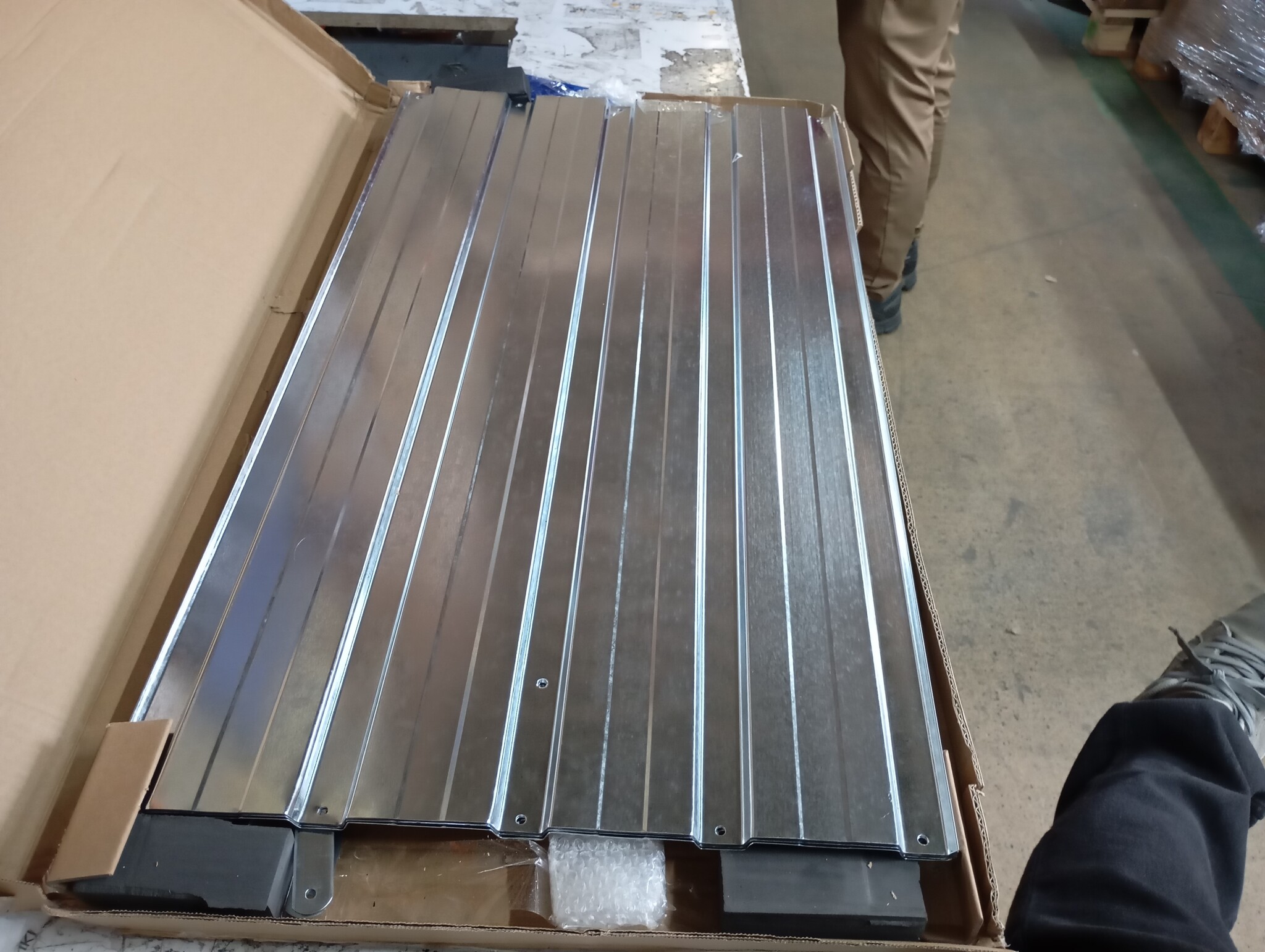 Verhoogde Plantenbak Staal Zilver - 160x40x77cm - 53% Korting