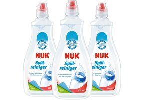 Babyflesreiniger NUK: 3x 500ml, Geurloos, pH-Neutraal & Enzymen | 45% Korting