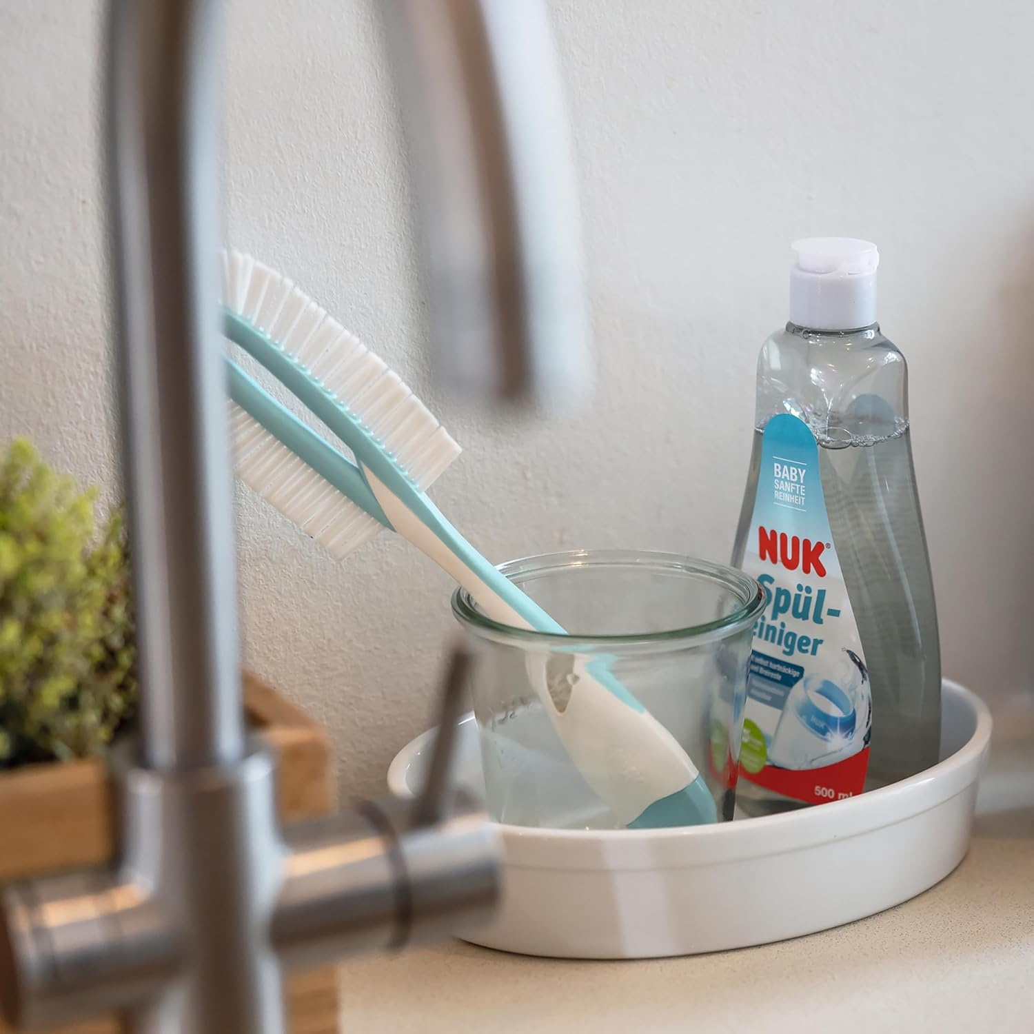 Babyflesreiniger NUK: 3x 500ml, Geurloos, pH-Neutraal & Enzymen | 45% Korting