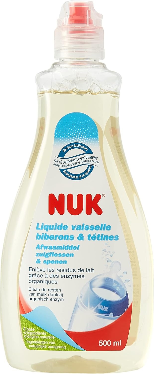 Babyflesreiniger NUK: 3x 500ml, Geurloos, pH-Neutraal & Enzymen | 45% Korting