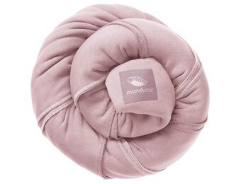 manduca Sling Babydrager van 100% Biologisch Katoen - Rose - One Size