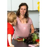 manduca Sling Babydrager van 100% Biologisch Katoen - Rose - One Size