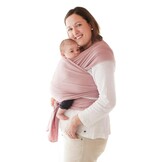 manduca Sling Babydrager van 100% Biologisch Katoen - Rose - One Size