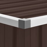 VidaXL Tuinbox Bruin - 129x67x65 cm | 34% Korting
