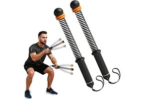 Draadloze Battle Ropes Thuisgebruik | Verstelbare Weerstand | 50% Korting
