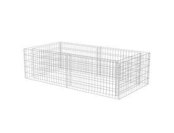 vidaXL Gabion plantenbak 180x90x50 cm gegalvaniseerd staal