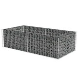 vidaXL Gabion plantenbak 180x90x50 cm gegalvaniseerd staal