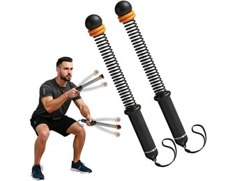 Mineup Ropeless Battle Ropes - Verstelbare Fitness Touwen - Zwart - 44 cm