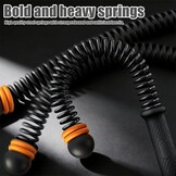 Draadloze Battle Ropes Zwart - Verstelbare Weerstand - 58% Korting