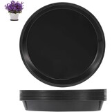 16x Plantenschotel Zwart Rond Kunststof 30cm - Duurzaam & UV-bestendig