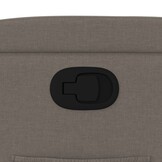 Verstelbare Fauteuil met Stoffen Bekleding - Taupe - 35% Korting!