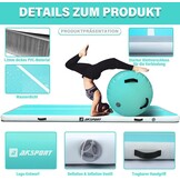 Opblaasbare Airtrack Gymnastiekmat met Air Roll & Pomp - 35% Korting
