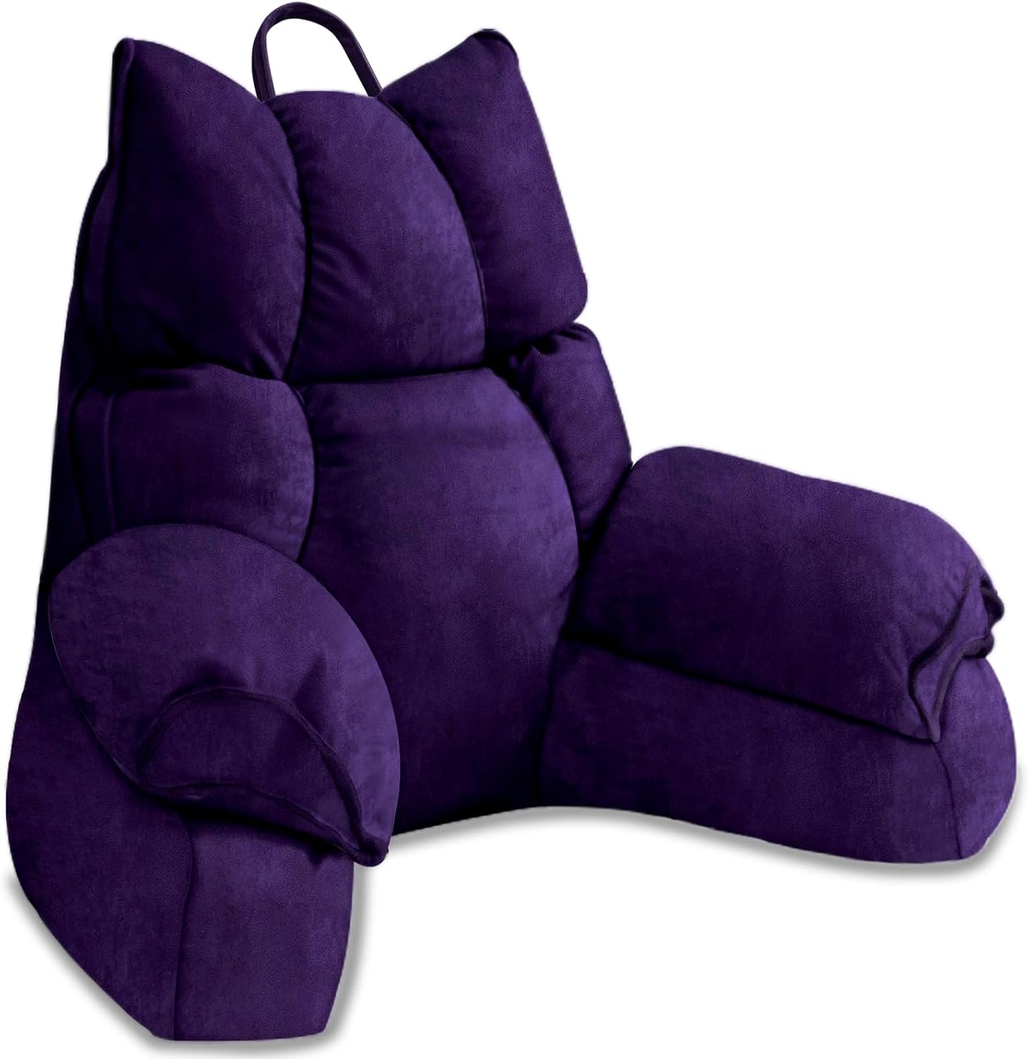 Ergonomisch Leeskussen met Armsteunen - Grijs - 65x30 cm - 60% Korting