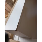 vidaXL Wandschap met Lade 60x23.5x10 cm MDF Wit - 71% Korting