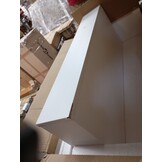 vidaXL Wandschap met Lade 60x23.5x10 cm MDF Wit - 71% Korting