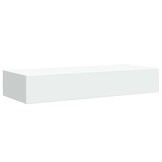 vidaXL Wandschap met Lade 60x23.5x10 cm MDF Wit - 71% Korting