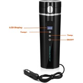 Reiswaterkoker 12V/24V - 450ml RVS met LCD & Temp.regeling